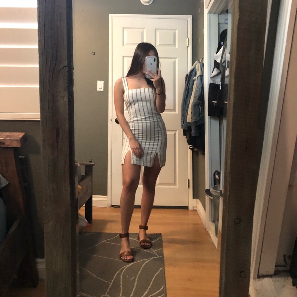 FOREVER21 STRIPED DRESS - XS
